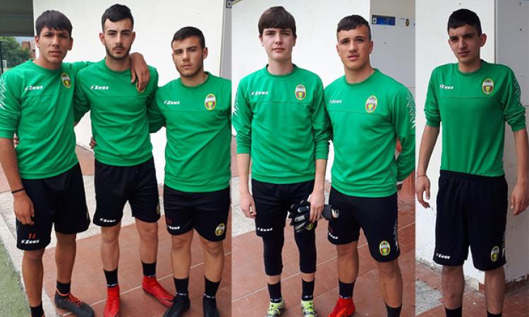 I sei classe 2001 in prova alla Ternana ©GazReg