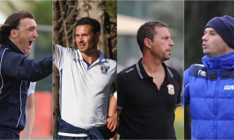 I &amp;quot;Fab Four&amp;quot;: Persia, Mosciatti, Contaldo e Rossi. I tecnici delle quattro semifinaliste