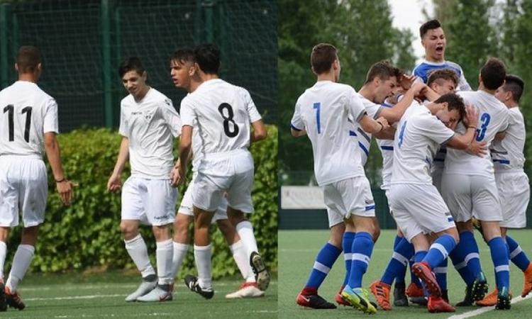 L&amp;apos;esultanza nel primo turno playoff casalingo di Tor di Quinto (©Lori) e Savio (©Serino): vinceranno anche in trasferta?