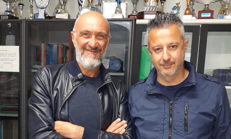 Vis Aurelia, da sx il ds Deli e il dt Macera ©GazReg