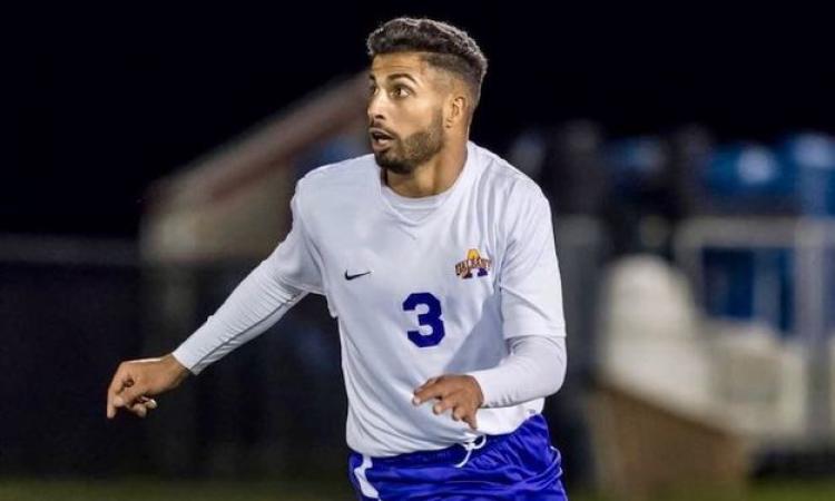 Riccardo Iafrate in azione con la maglia dell&amp;apos;Albany