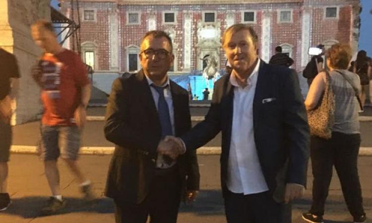 Il dg Ortenzi e il nuovo tecnico Marco Angelocore
