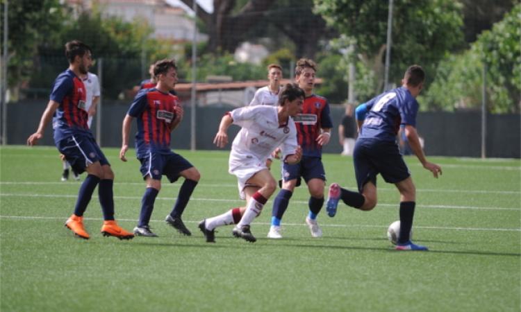 Racing e Livorno in azione (foto Del Gobbo)