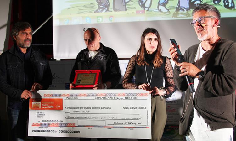 Un momento della premiazione