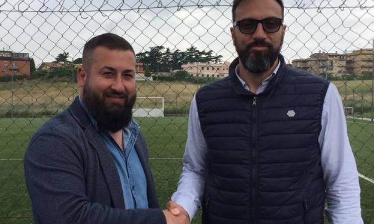 Diego Tomassi (ds del Città di Anagni) con mister Liberati