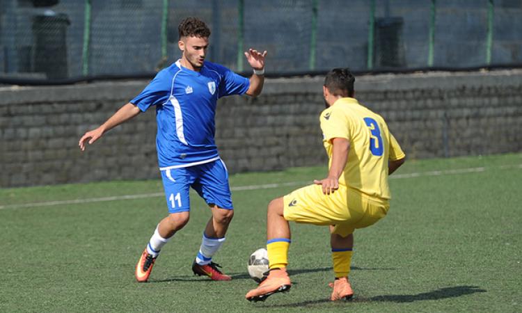 Ilario Di Fazio in azione con la maglia dell&amp;apos;Itri