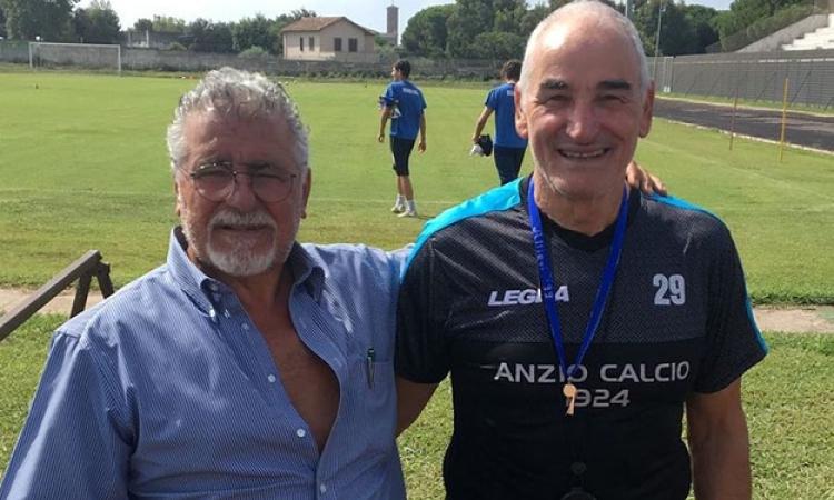Cesarini, a destra, con patron Rizzaro ©Ferri