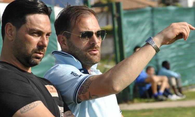 Il DS Gravagnoli (a sx) e mister Stanziale ©Facebook