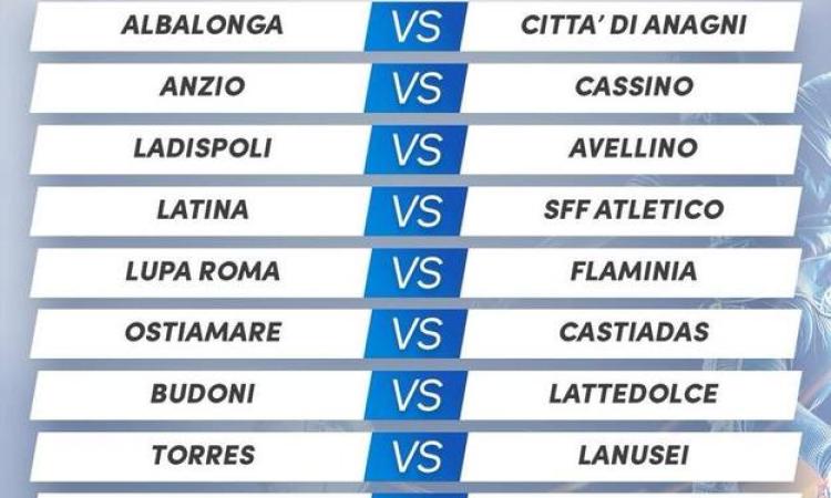 La prima giornata del girone G di Serie D