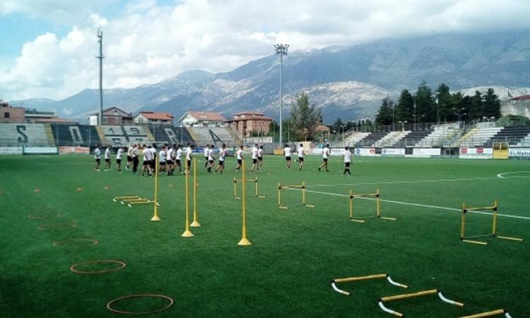 Il Sora in allenamento