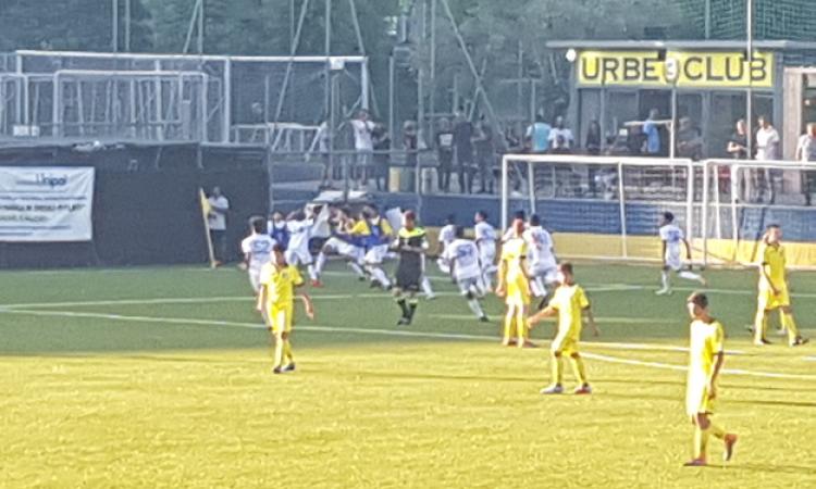 La gioia del Weston dopo il goal