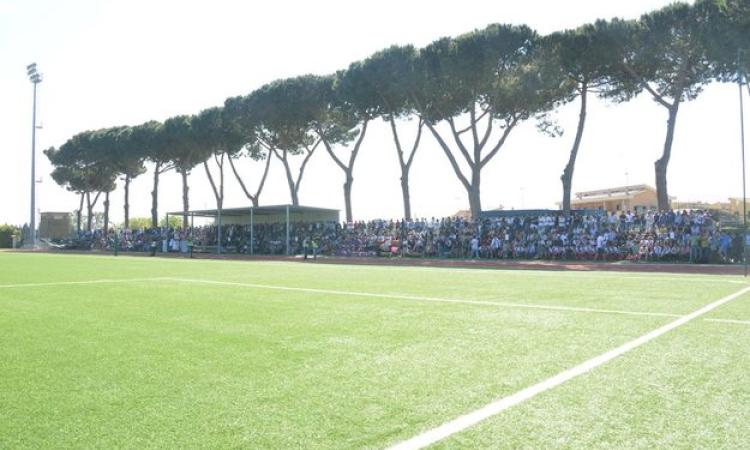 Un&amp;apos;immagine d&amp;apos;archivio del campo sportivo Enrico Galli di Cerveteri