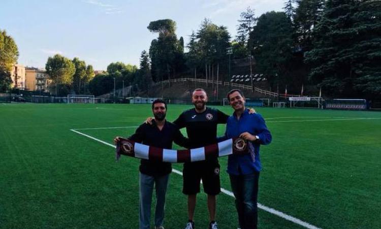Paolo Capodaglio in compagnia del ds Flavio Betturri e del Presidente Pier Luigi Betturri