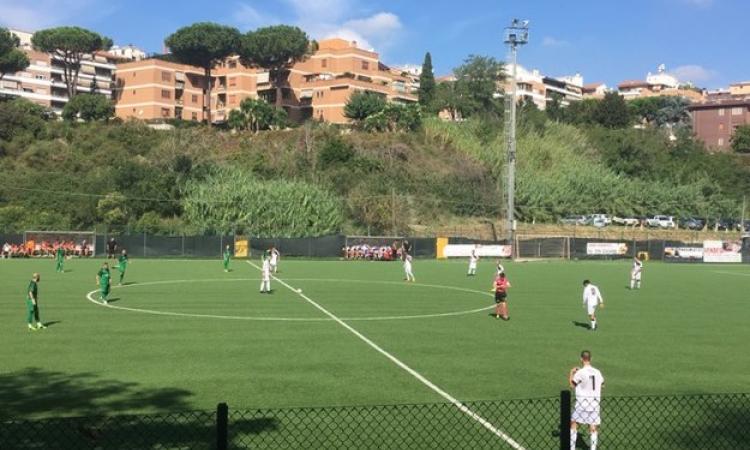 Uno scatto del match dello Sbardella