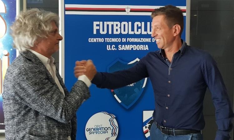 Zughetti assieme al presidente Ferrero