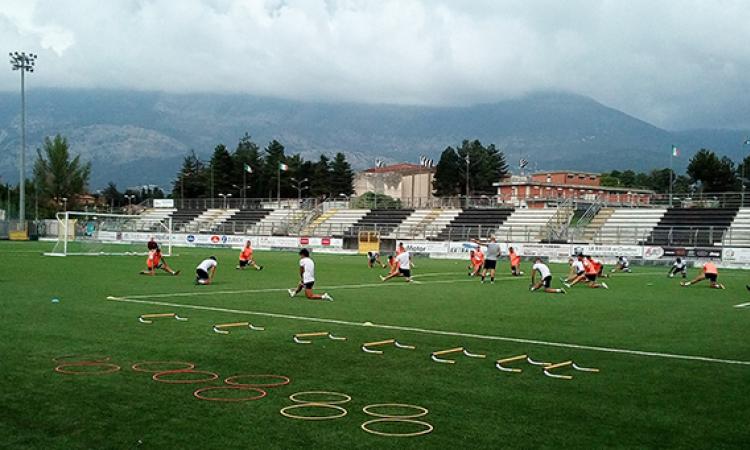 Il Sora in allenamento