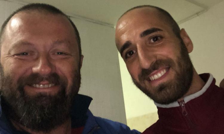 Il presidente Munaretto e Carbone