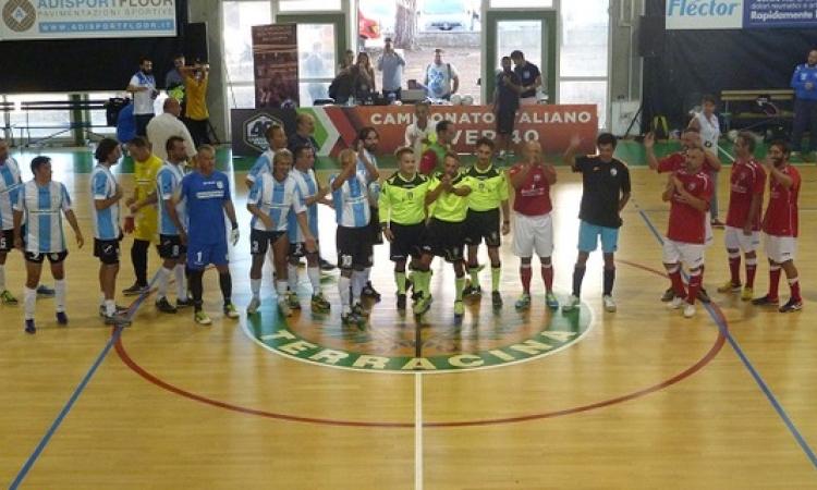 Real Terracina, a sinistra e Virtus Stella Azzurra