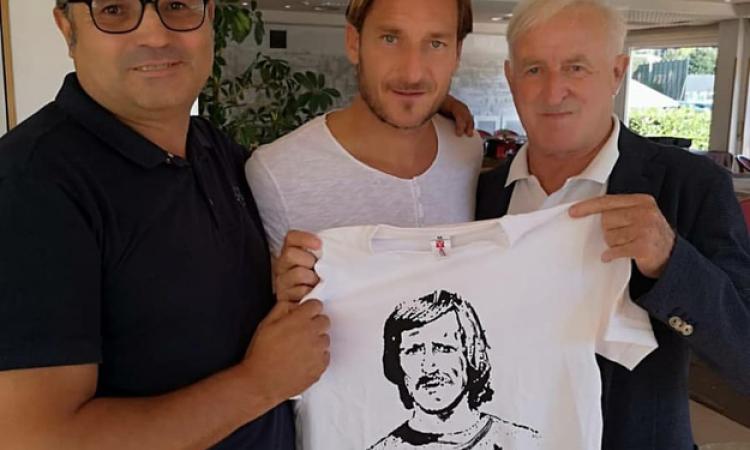 Da sx a dx: Arciero, Totti e Boni