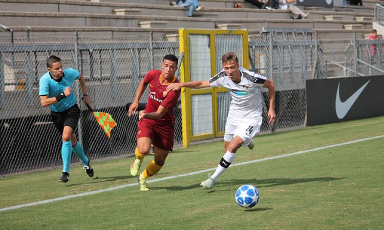 Roma e Viktoria Plzen in azione ©DeCesaris