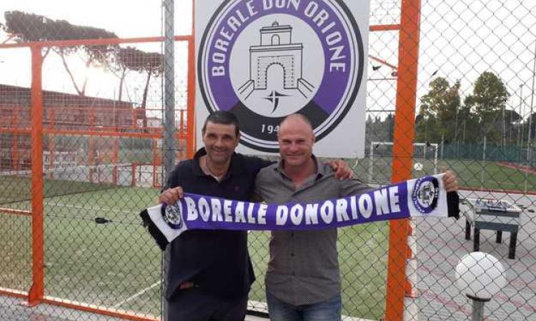 Il tecnico calcagni con il ds Politi