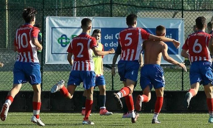 Atletico Vescovio in festa dopo un gol