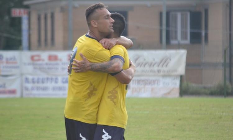 Renan Pippi in gol contro il Latte Dolce
