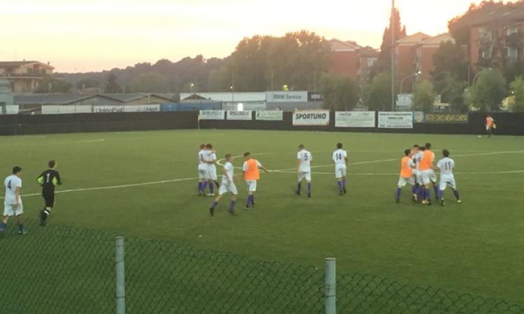 I viola di Bonanni dopo il gol di Vichi 