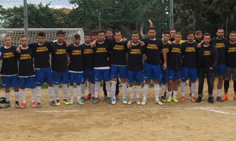 Il MSGC con la maglia dedicata ad Ernesto Terra (foto di Facebook)