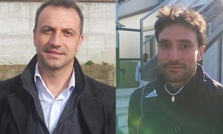 A sinistra Sessa, a destra Cianciaruso