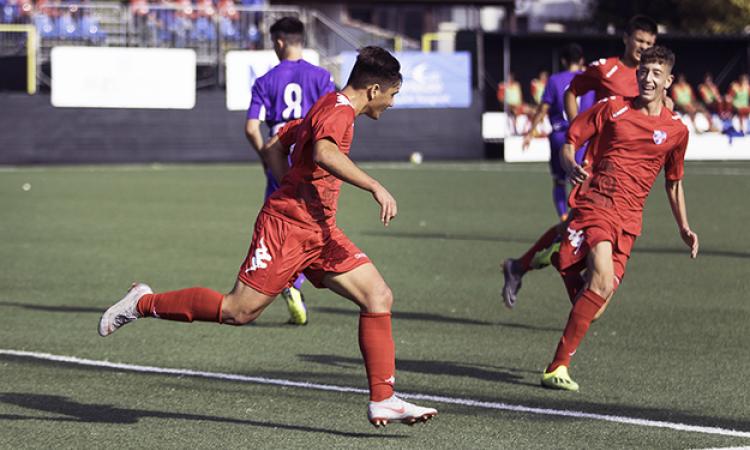 L&amp;apos;SFF Atletico esulta nel match vinto in rimonta con l&amp;apos;Ostiamare @Shotinsport.it