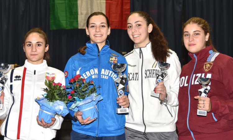 Il podio della Sciabola U23 ©Brizzi