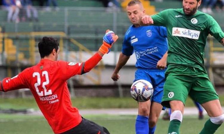 Ferdinando Sforzini in gol contro l&amp;apos;Ostiamare
