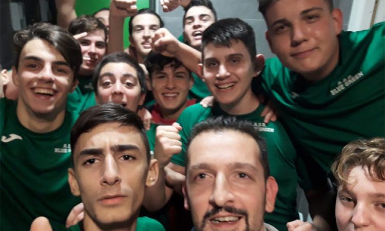 Festa negli spogliatoi per il Blue Green