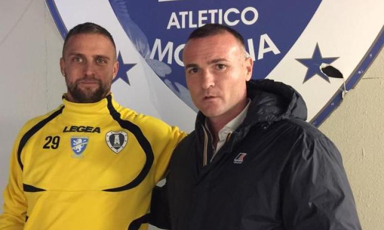 Patrizio Pascucci e il dg Emiliano Leva @AtleticoMorena