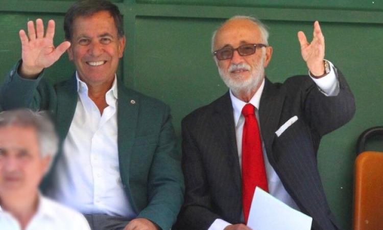 Il Vice Presidente del Trastevere D&amp;apos;Alessio con il Presidente Betturri