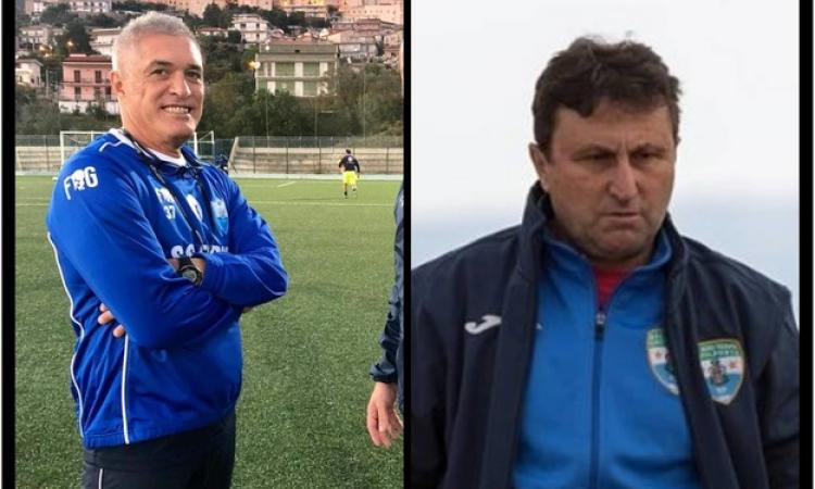 I due allenatori: Pernarella a sinistra, Pernice a destra