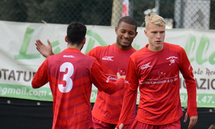 L&amp;apos;esultanza della CPC dopo il gol di Tabarini ©Stefania Torrisi