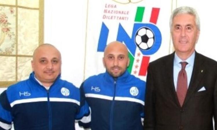 Salvatore D&amp;apos;Urso durante la presentazione del parco allenatori delle Rappresentative @Toscanagol