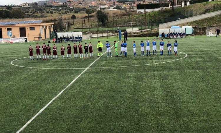 Albalonga e Dilettanti Falasche schierate a centrocampo