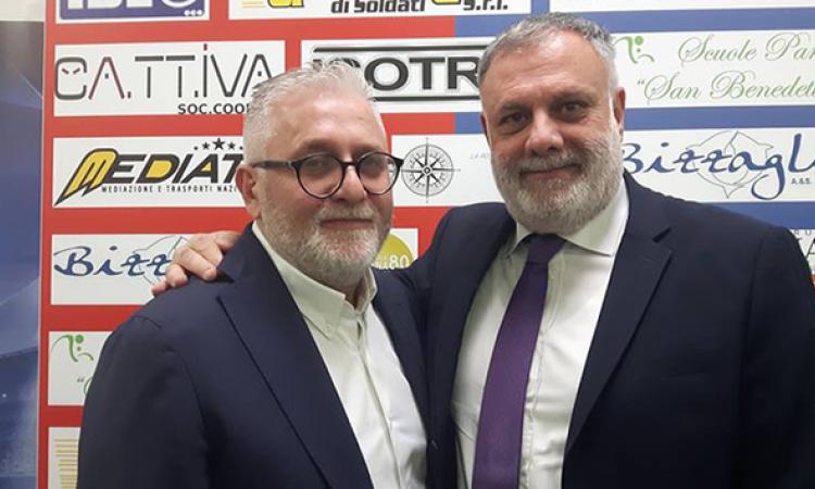Bizzaglia insieme al dg Peri