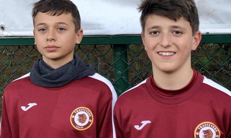 Ciarli e Pietrini, due calciatori dell&amp;apos;U14 di mister Fazzi