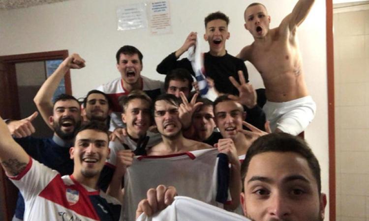 Feste post vittoria per l&amp;apos;Eur Torrino