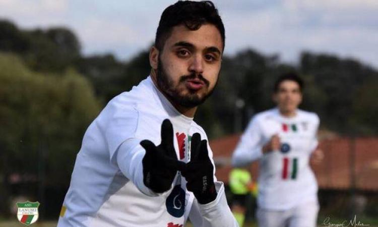 Gabriele Bernardotto, attaccante del Lanusei