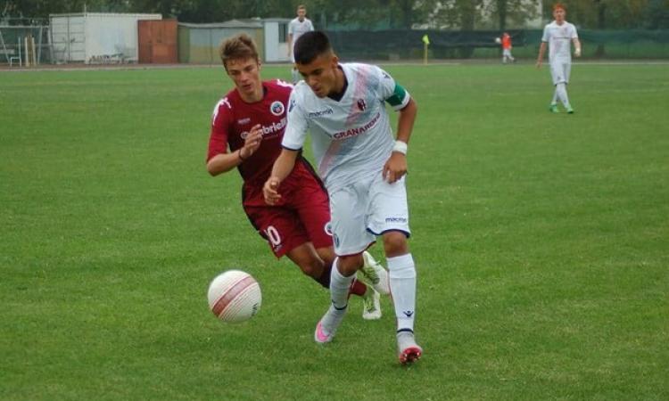 Damiano Varano, in azione con la maglia del Bologna