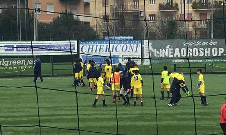 L&amp;apos;esultanza della Spes al gol di Corrado