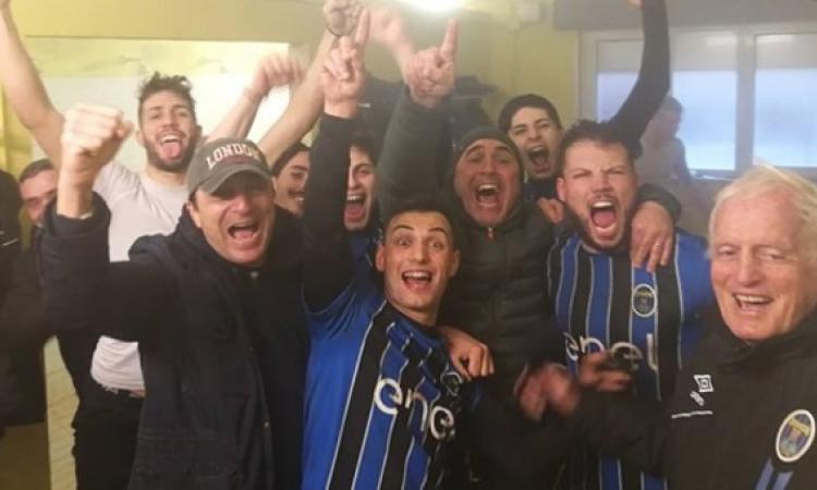 L&amp;apos;esultanza nerazzurra (©Civitavecchia)