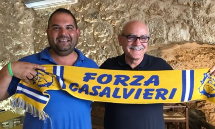 Il presidente del Casalvieri Schiavi (a sinistra)