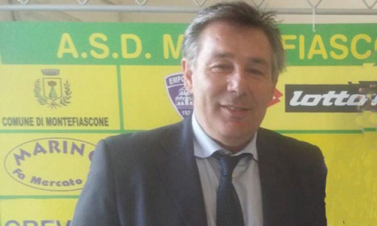 Il presidente del Montefiascone Minciotti