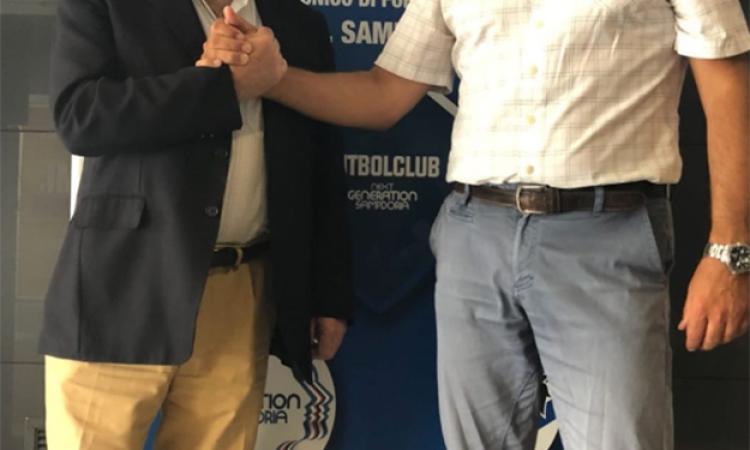 Guglielmo con il presidente Margaritondo